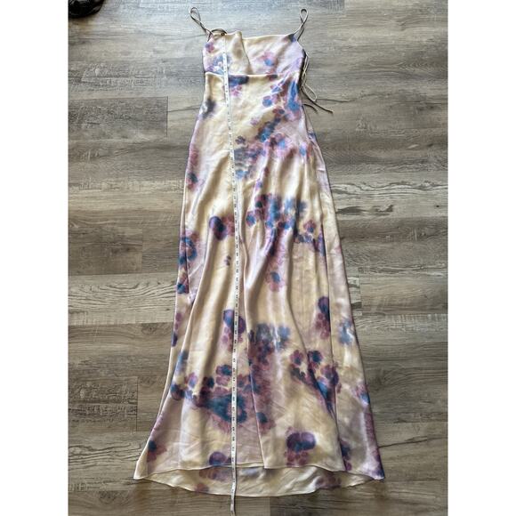 Zara Dresses & Skirts - ZARA NEW WOMAN STRAPPY LONG SATIN DRESS WITH OPEN BACK Size XS